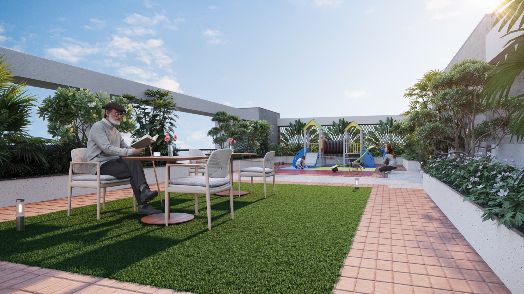 EVARA Senior Citizen Sitting Area